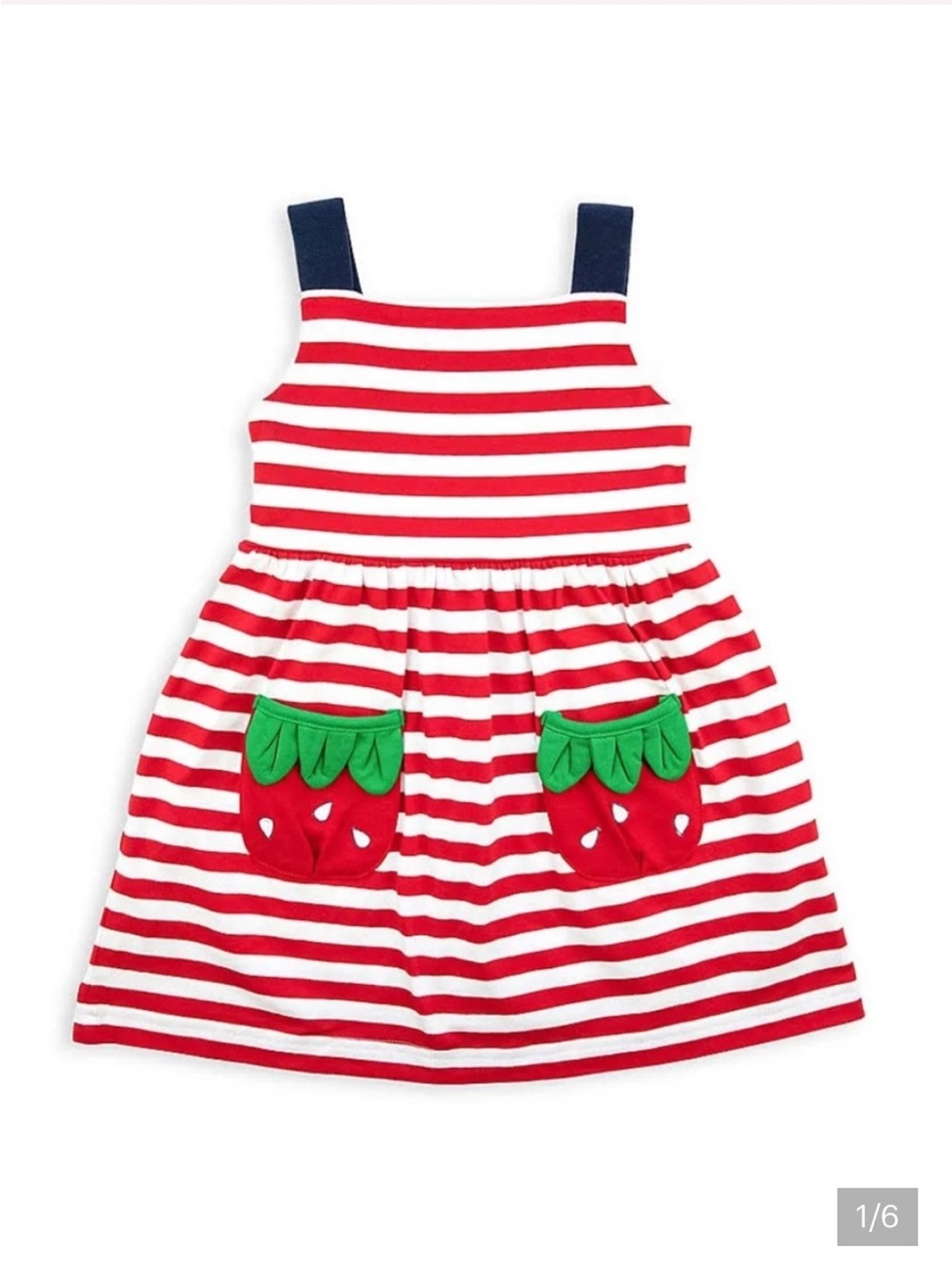 Florence Eiseman NWT Stripe Dress w/pockets sz 6x